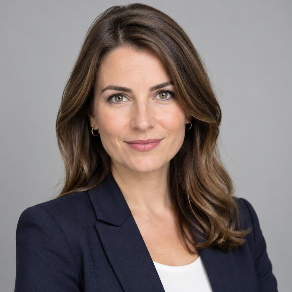 Studio portrait of a professional European woman