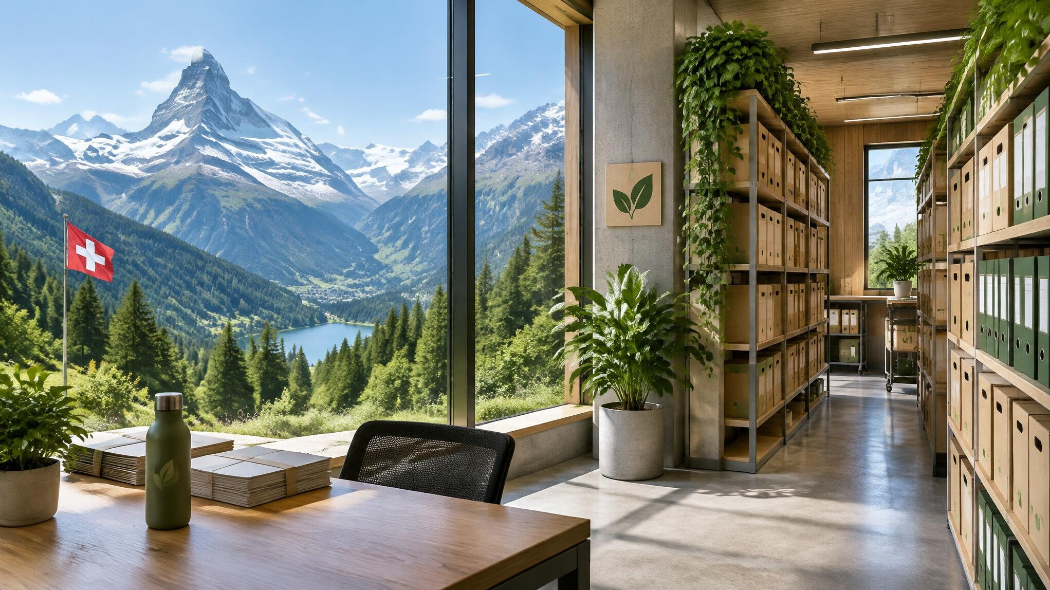 swiss mountains landscape